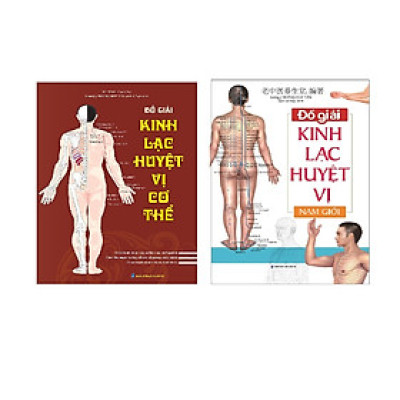 Sách Combo Đồ Giải Kinh Lạc Huyệt Vị Cơ Thể / Đồ giải Kinh Lạc Huyệt Vị Nam giới