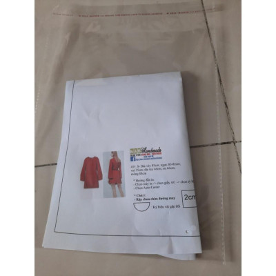 Rập giấy mã 1323 chân váy 7 mảnh (BẢN VẼ)