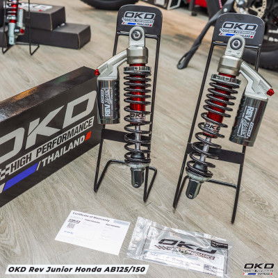 Phuộc Sau OKD Rev Junior Honda AB125/150 (chính hãng)