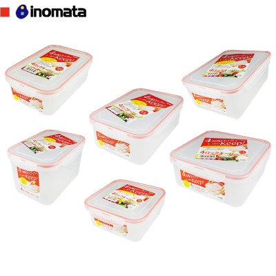 Bộ 05 hộp thực phẩm inomata (700ml + 1300ml + 730ml + 1300ml + 2300ml) hàng nội địa Nhật Bản
