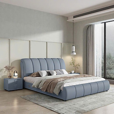 Giường ngủ bọc nệm kèm hộc kéo Juno sofa HLMCT lựa chọn màu KT 1m6/1m8 