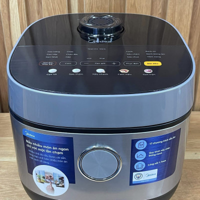 Nồi cơm điện tử 1.8L Midea MB-FS5025 công suất 760W, 17 chế độ nấu có sẵn - Hàng chính hãng