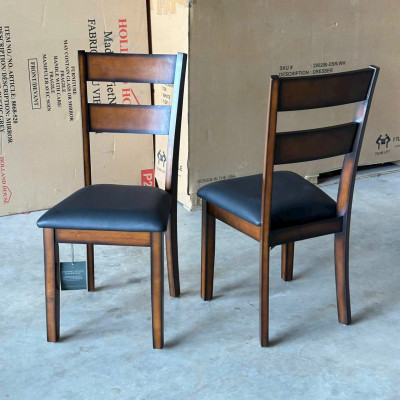 Bộ bàn ăn tròn + 4 ghế SM31CT Tundo KT ( Ngang 107 x Sâu 107 x Cao 76 )cm