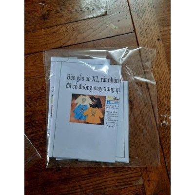 Rập giấy đầm tay phồng thắt nơ mã 1202 (BẢN VẼ)