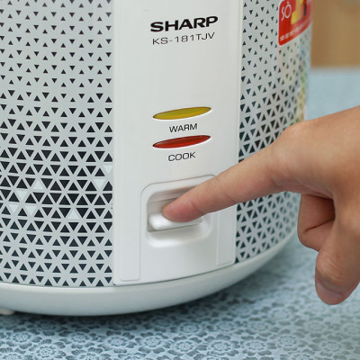 Nồi Cơm Điện Nắp Gài Sharp KS-181TJV - 1.8 L - Hàng chính hãng