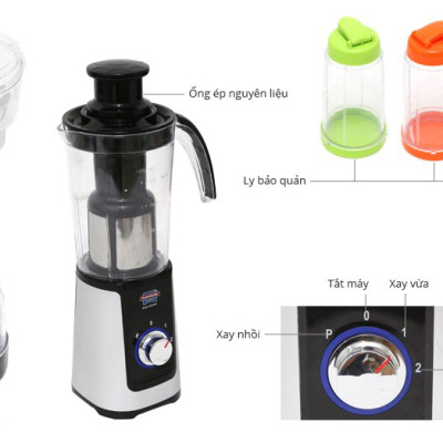 Máy Xay Sinh Tố Đa Năng Sunhouse SHD5328 - Hàng chính hãng