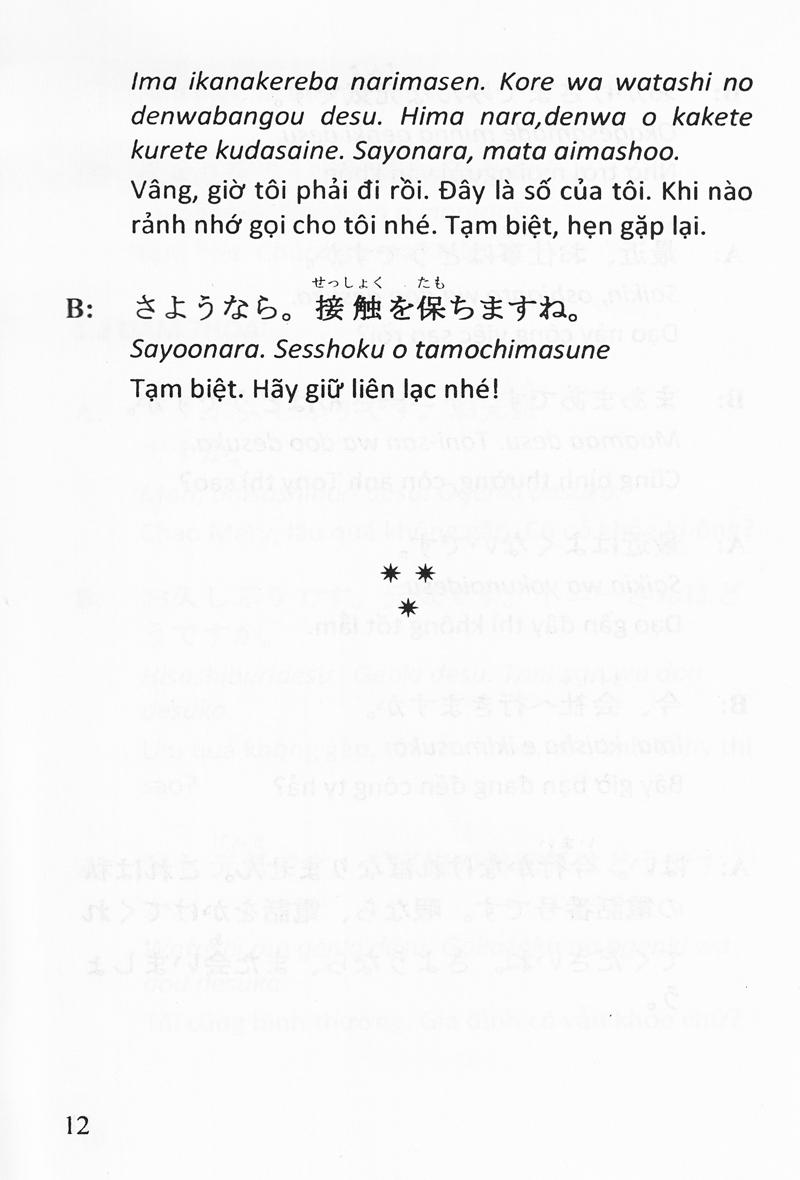 Tiếng Nhật Xã Giao Hàng Ngày (Kèm CD)