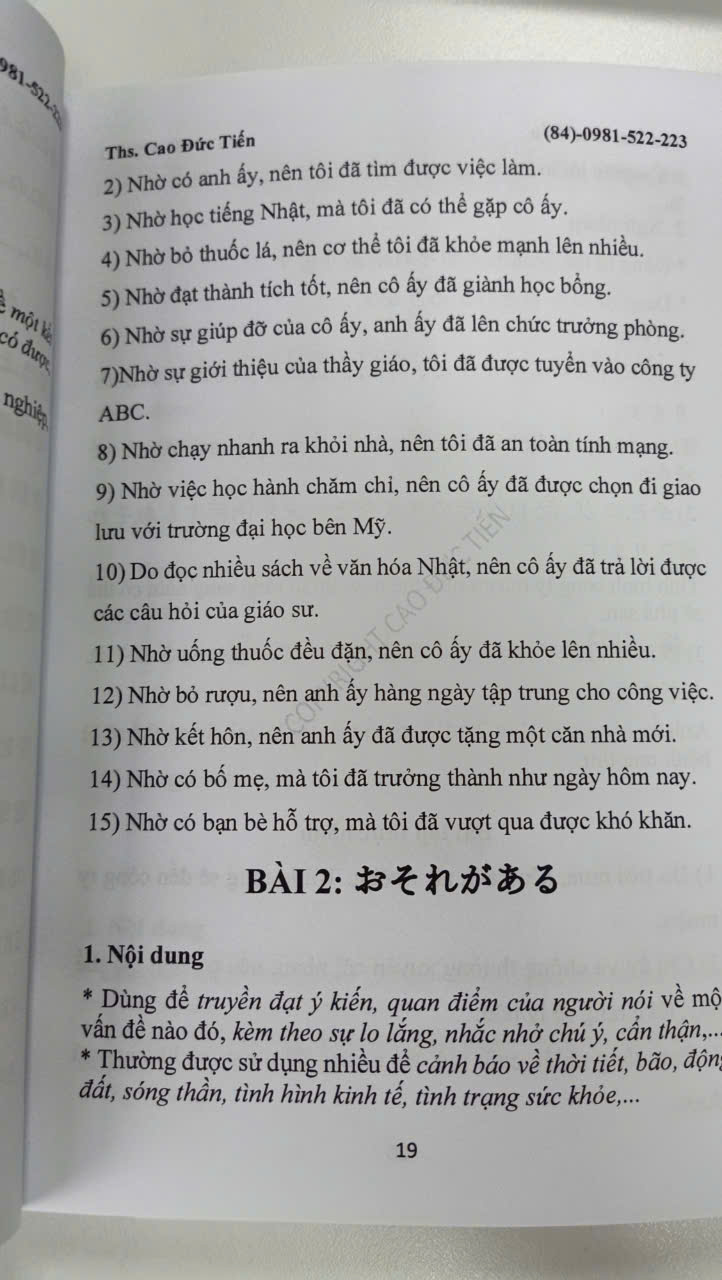 NGỮ PHÁP TIẾNG NHẬT TRÌNH ĐỘ N3-N2 TẬP 2