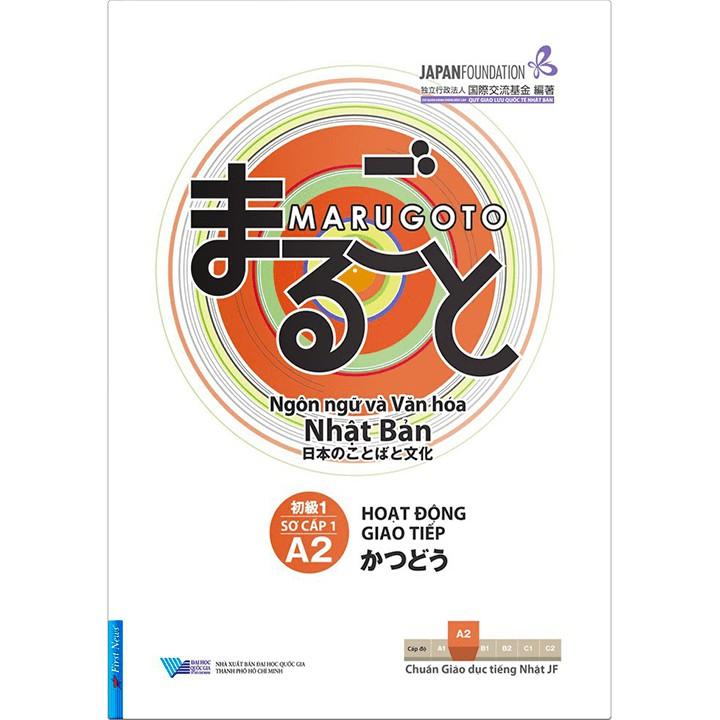 Combo Marugoto Hiểu Biết Ngôn Ngữ + Hoạt Động Giao Tiếp (Trình độ Sơ Cấp 1/ A2) - Bản Quyền
