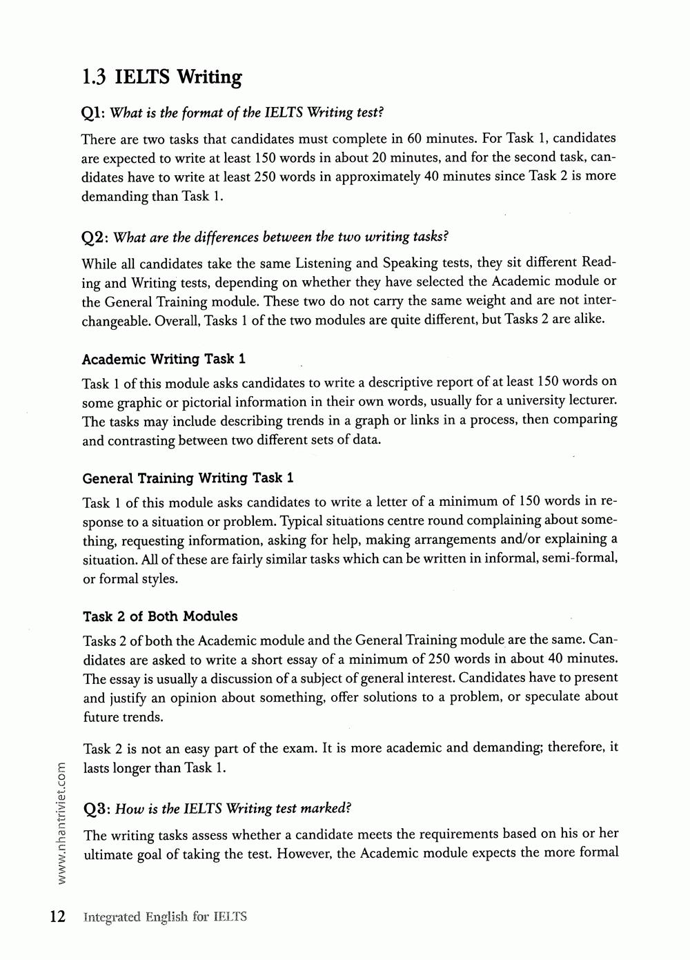 Integrated English For IELTS