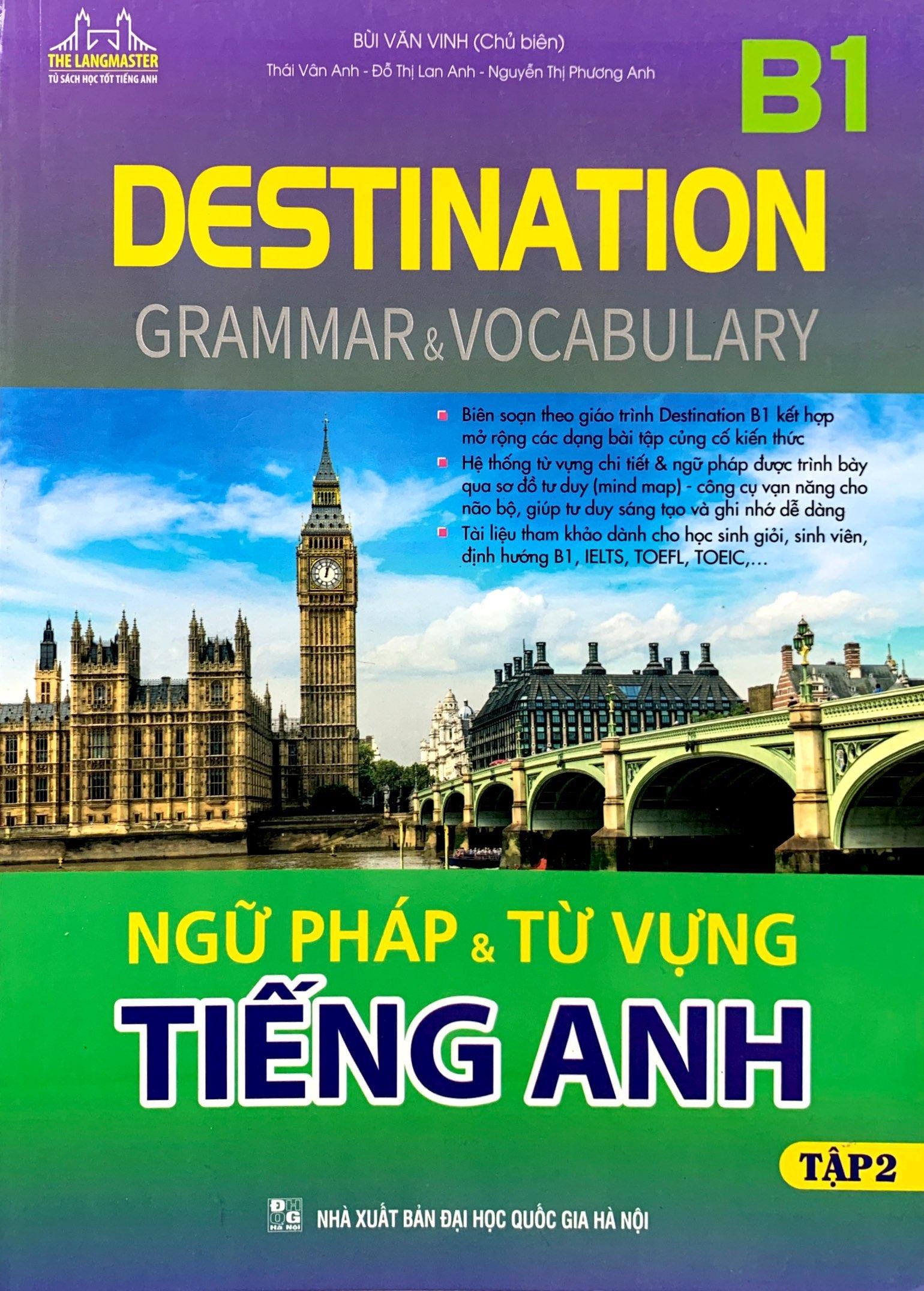 Combo Sách Destination B1 - Ngữ Pháp Và Từ Vựng Tiếng Anh (Bộ 2 Cuốn)