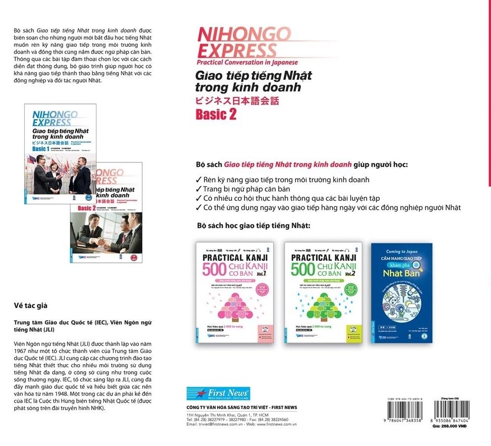 Giao Tiếp Tiếng Nhật Trong Kinh Doanh - Basic 2 (Tặng 1 CD)