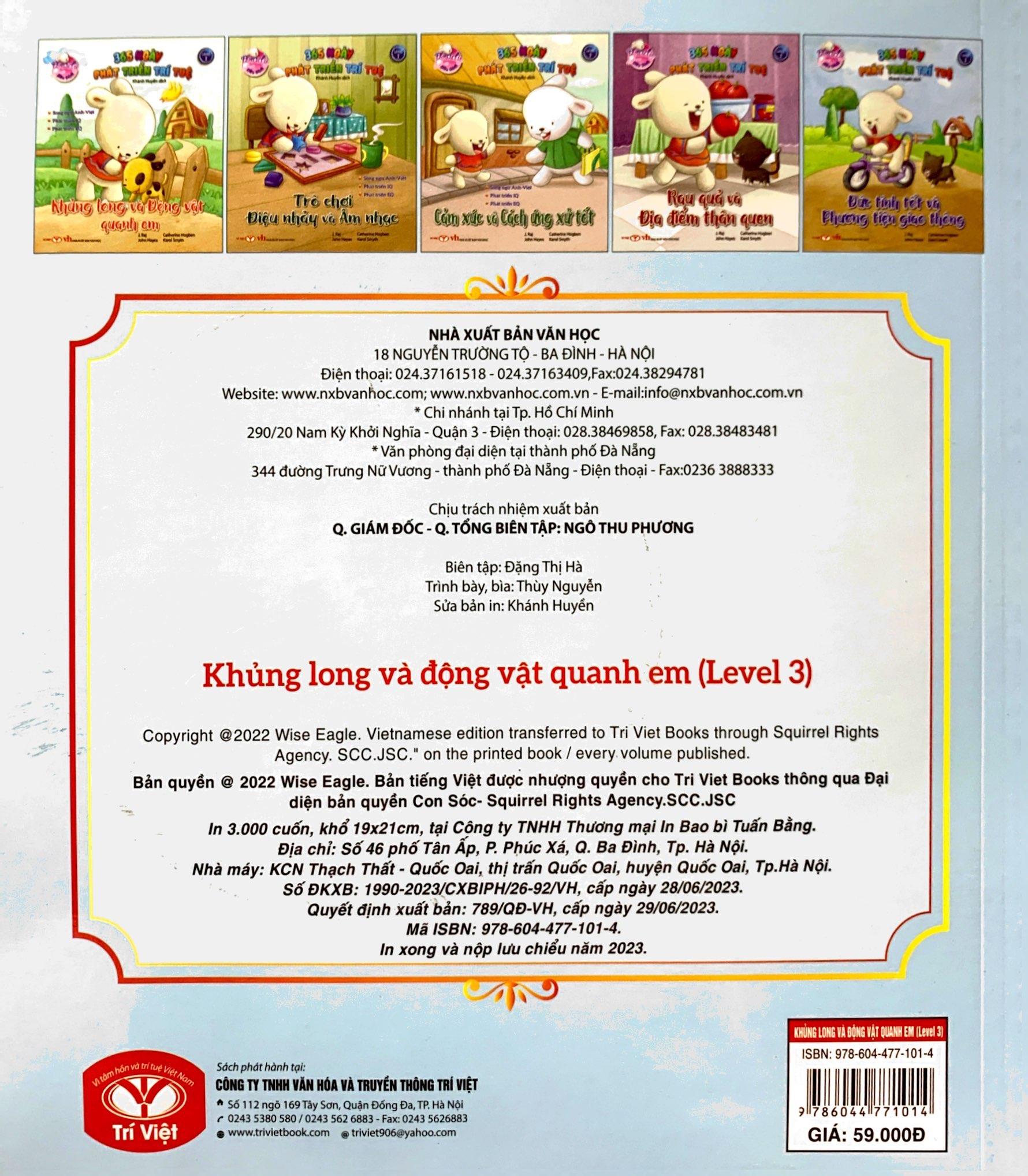 Brady Siêu Đỉnh - 365 Ngày Phát Triển Trí Tuệ - Level 3 - Khủng Long Và Động Vật Quanh Em
