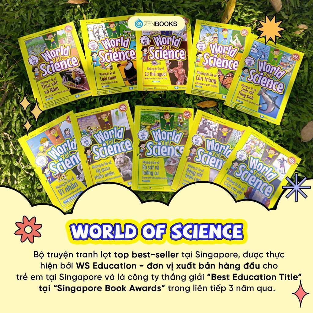 Sách - World Of Science - Làm Bạn Với Khoa Học - Combo 10 Cuốn - Zenbooks