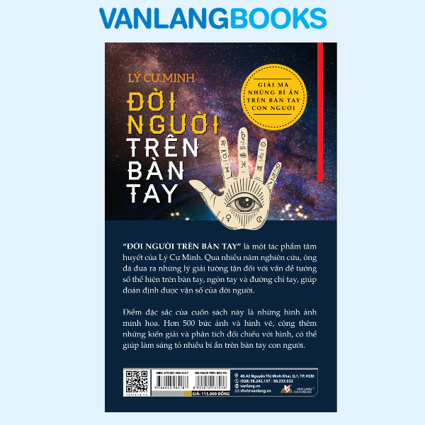 Đời Người Trên Bàn Tay - Giải Mã Những Bí Ẩn Trên Bàn Tay Con Người - Vanlangbooks (Tái Bản )