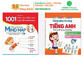 Sách - Combo 1001 Mẫu Câu Tiếng Anh Giao Tiếp Thông Dụng -SơĐồ Min Map- Chinh Phục Từ Vựng Tiếng Anh
