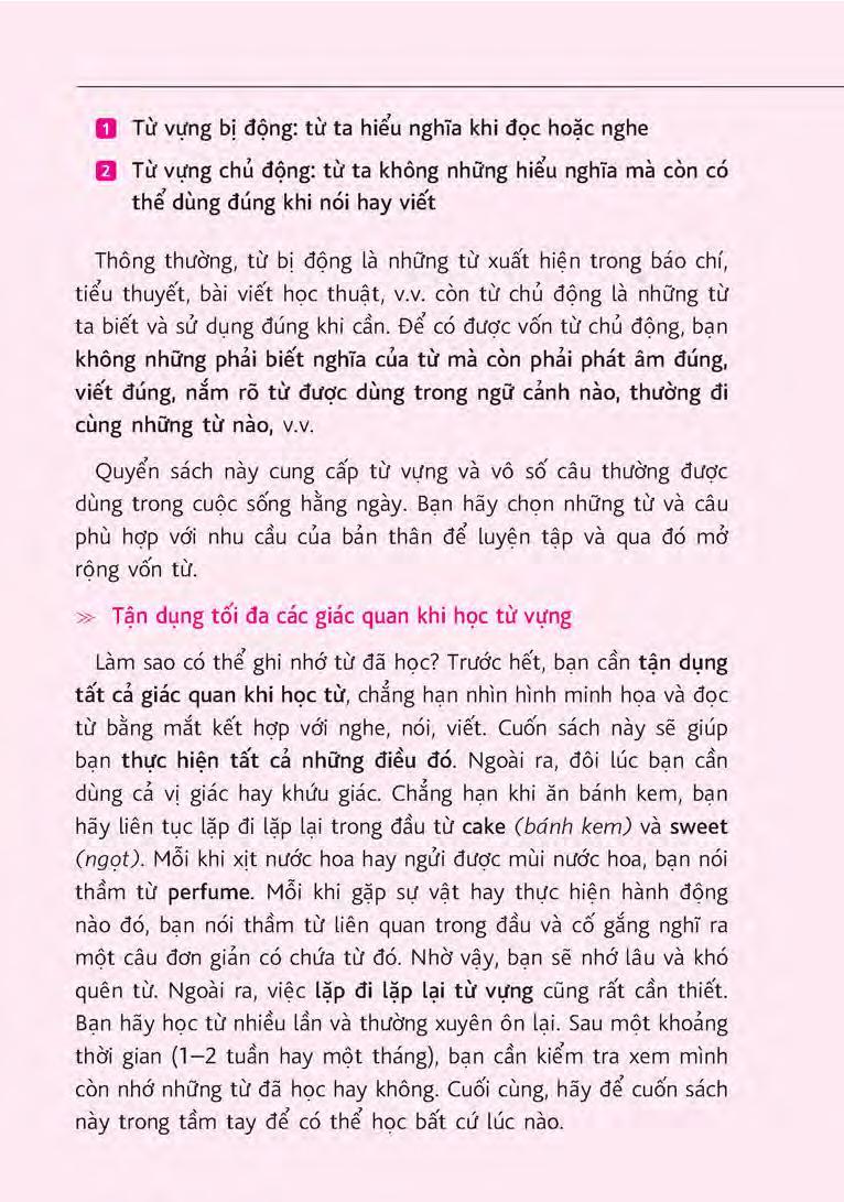 Sổ Tay Từ Vựng Tiếng Anh - Từ Lúc Thức Giấc Đến Khi Đi Ngủ (Kèm file MP3)