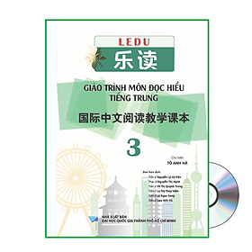 Sách - LEDU Giáo trình môn đọc hiểu Tiếng Trung 3+DVD tài liệu