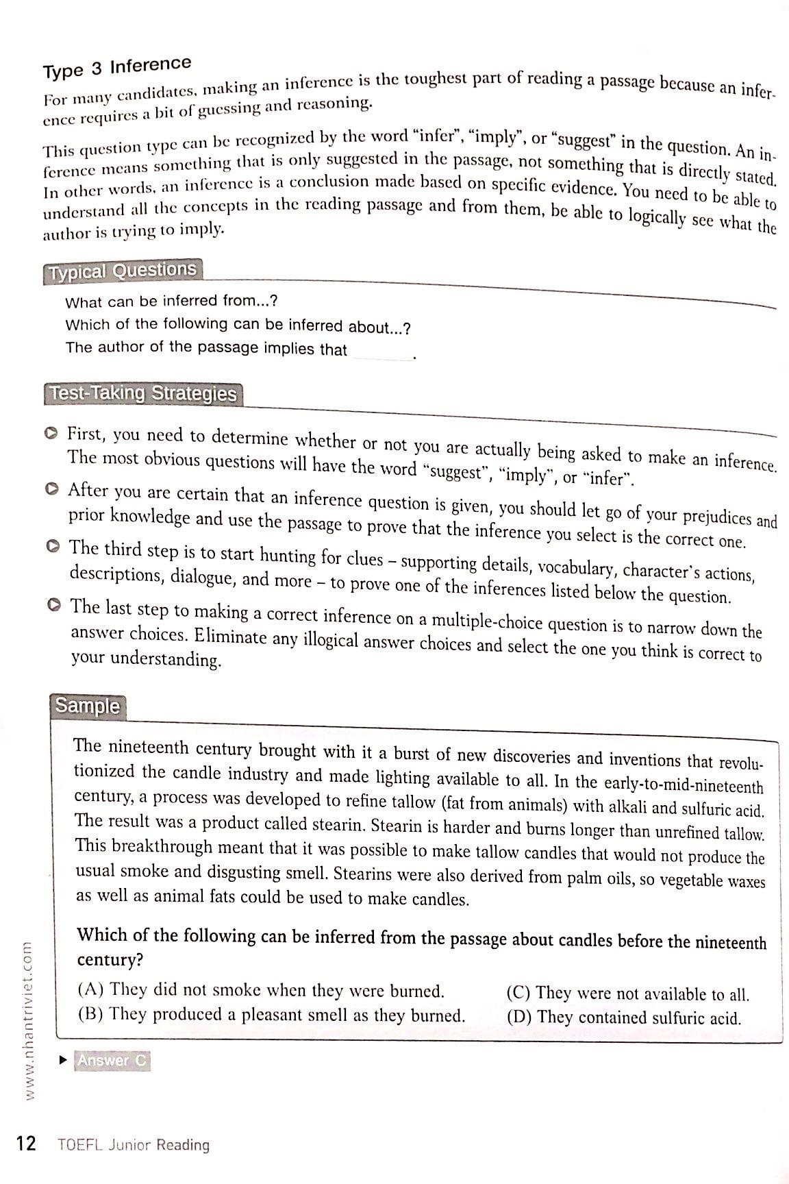 TOEFL Junior Reading (Không CD)