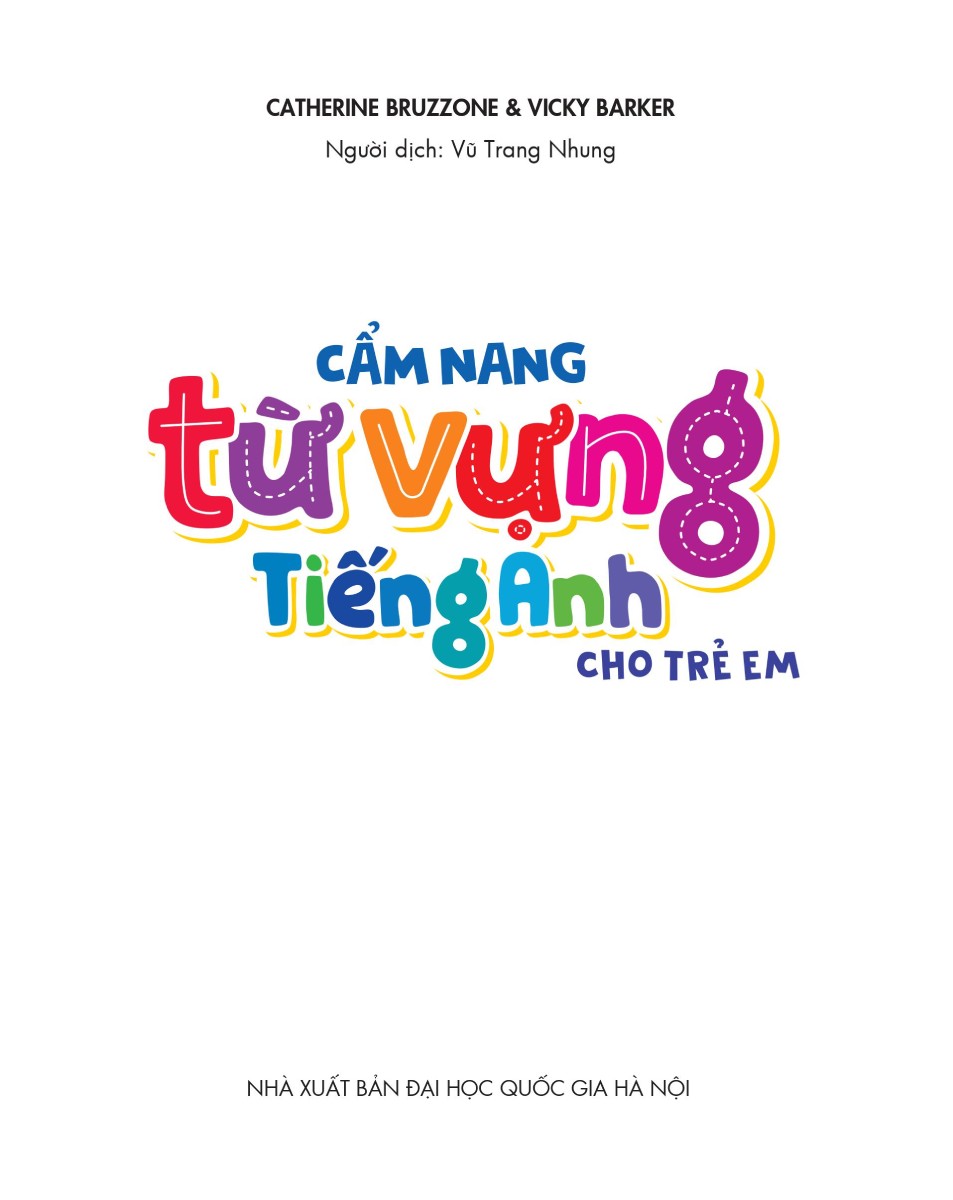 Cẩm Nang Từ Vựng Tiếng Anh Cho Trẻ Em (MEGA)
