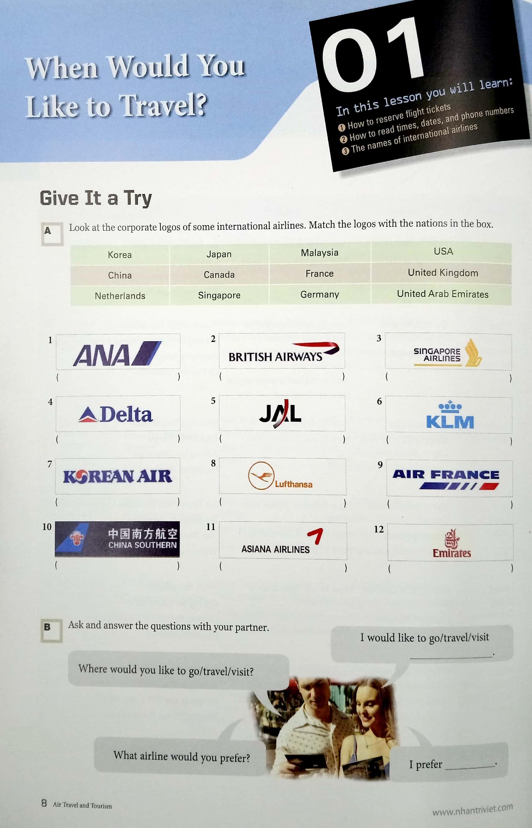 English Communication For Your Career - Air Travel And Tourism