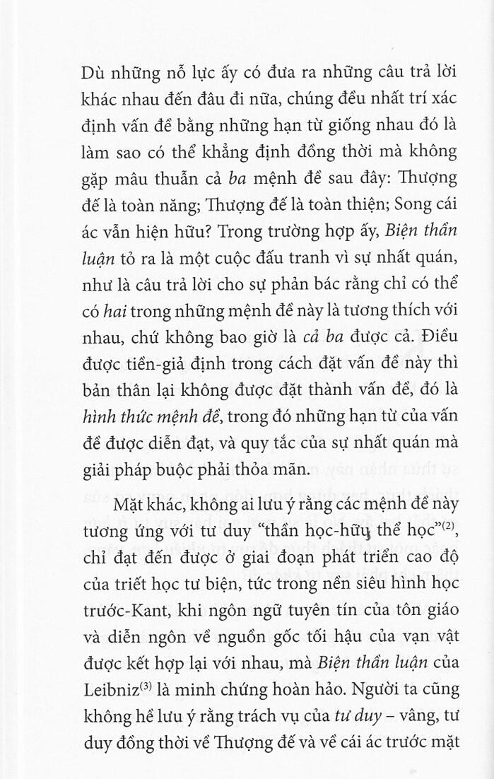 Cái Ác - Một Thách Thức Đối Với Tiết Học Và Thần Học