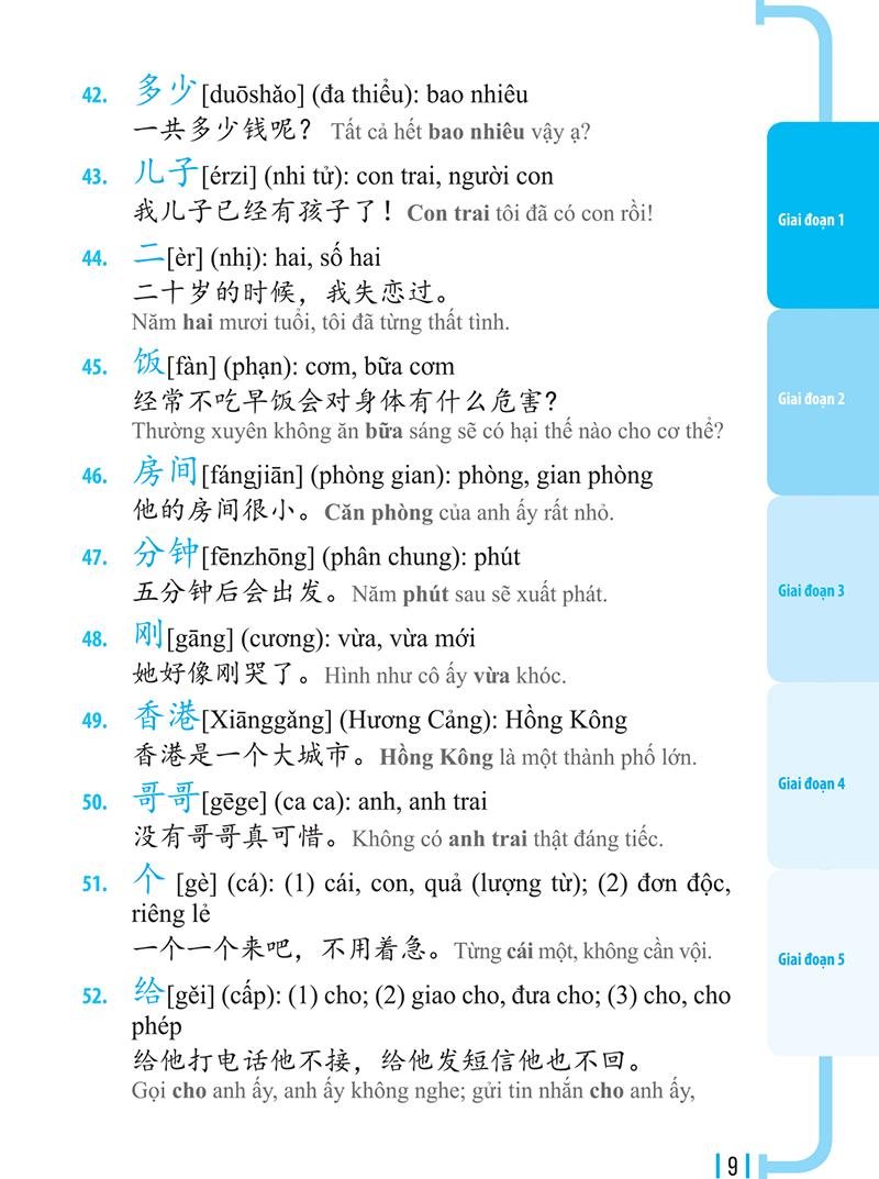 3000 Từ Vựng Tiếng Trung Thông Dụng