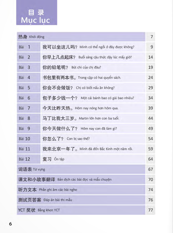 Giáo Trình Chuẩn YCT 2