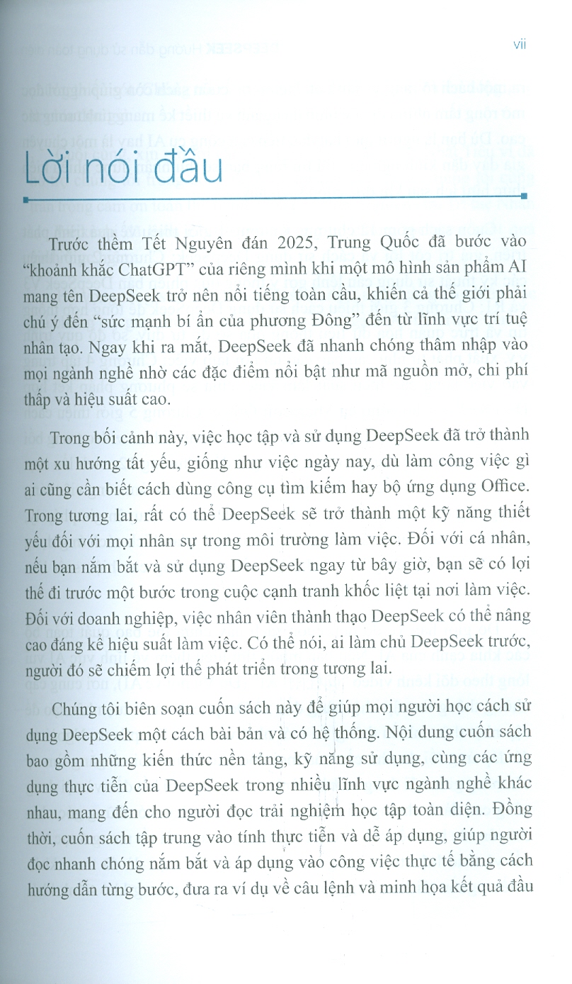 DeepSeek - Hướng Dẫn Sử Dụng Toàn Diện: Ứng Dụng Thực Tiễn Trong Mọi Lĩnh Vực Nghề Nghiệp