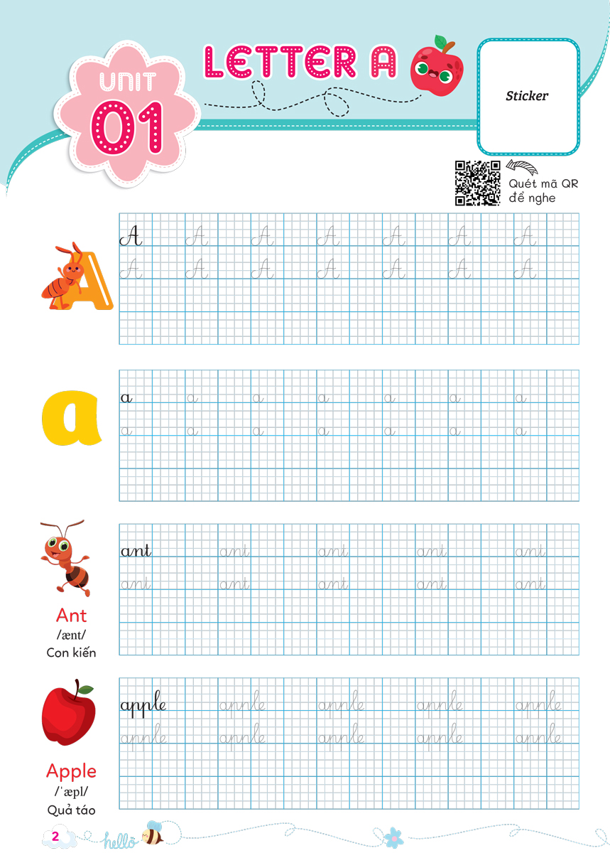 Luyện Viết Chữ Đẹp Tiếng Anh My Phonics Grade 1 - MEGA
