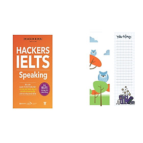 Combo Trọn Bộ 4 Cuốn Hackers IELTS ( Listening + Reading + Speaking + Writing ) Tặng Boookmark Tuyệt Đẹp