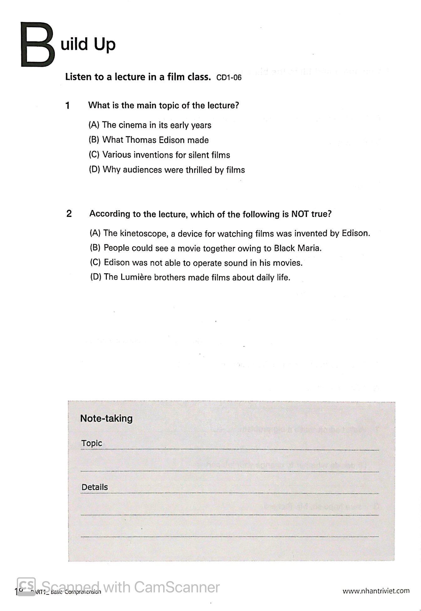 TOEFL iBT Activator Listening Advanced (Kèm CD)