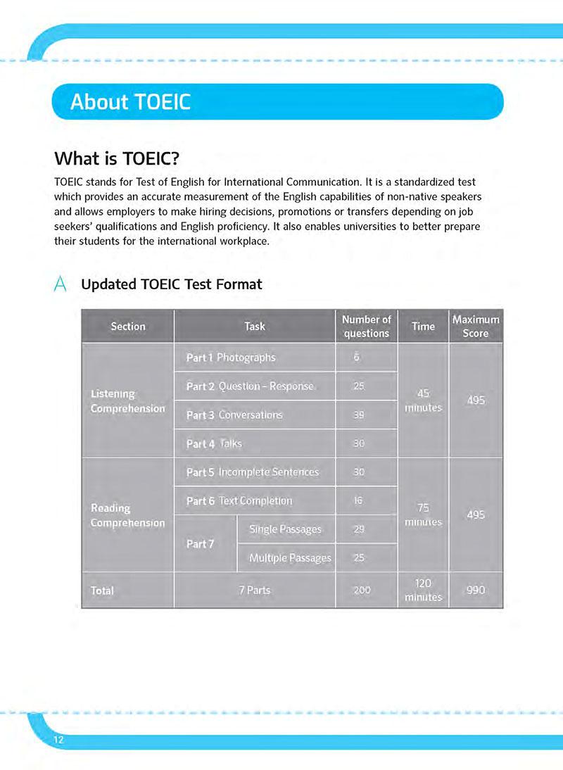 Abc Toeic LC (For The Revised Test Format 2019 In Viet Nam) (Kèm file MP3)