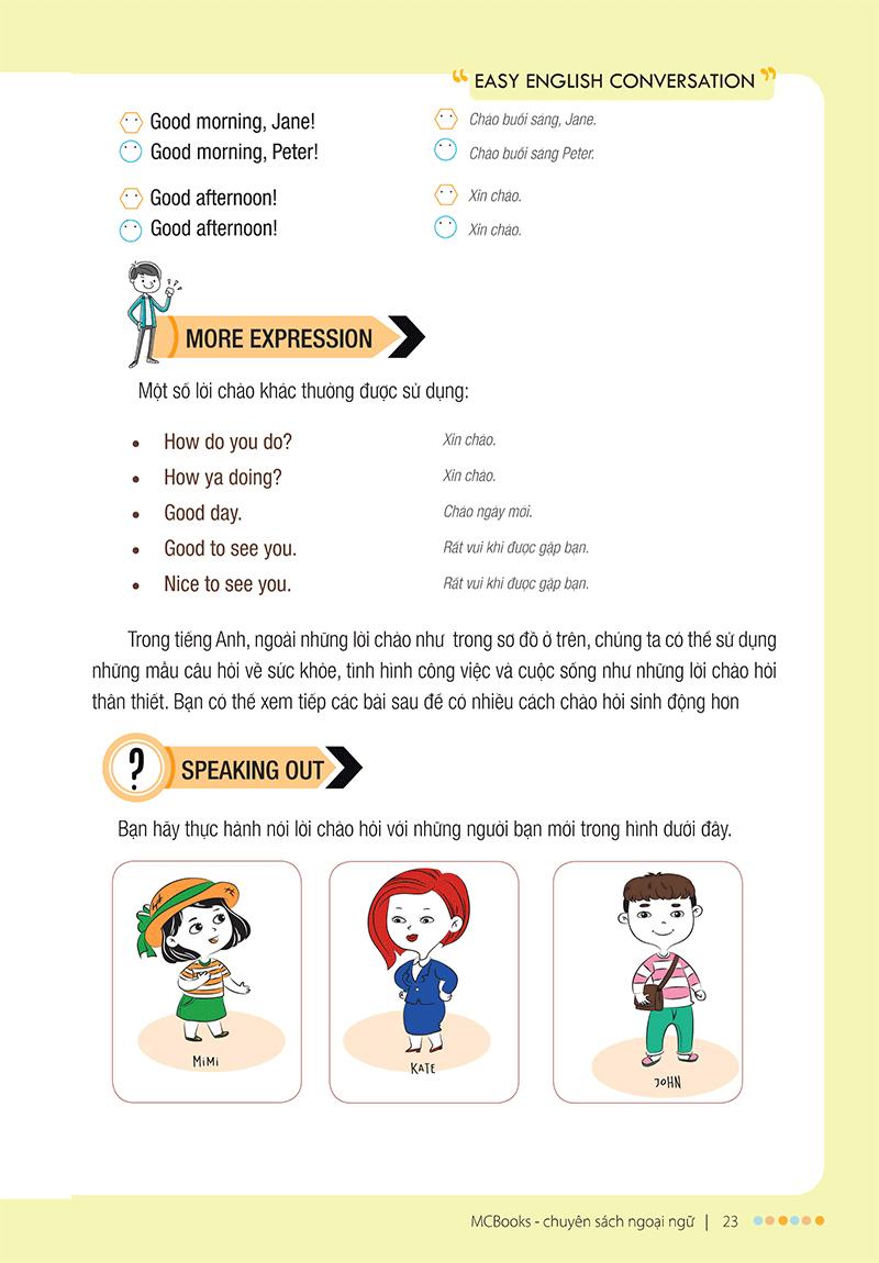 Giao Tiếp Tiếng Anh Thật Dễ Dàng - Easy English Conversation (Tái Bản 2020)