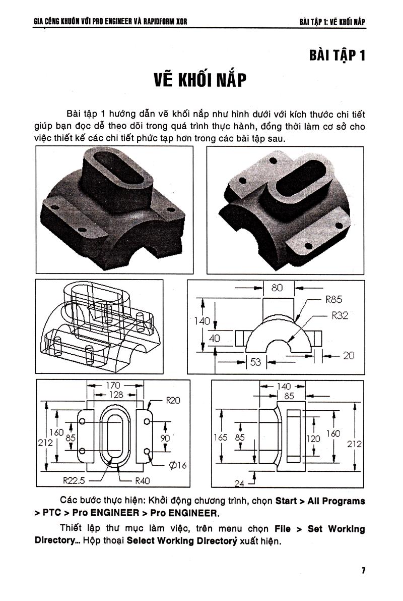 Gia Công Khuôn Với Pro Engineer & Rapidform Xor