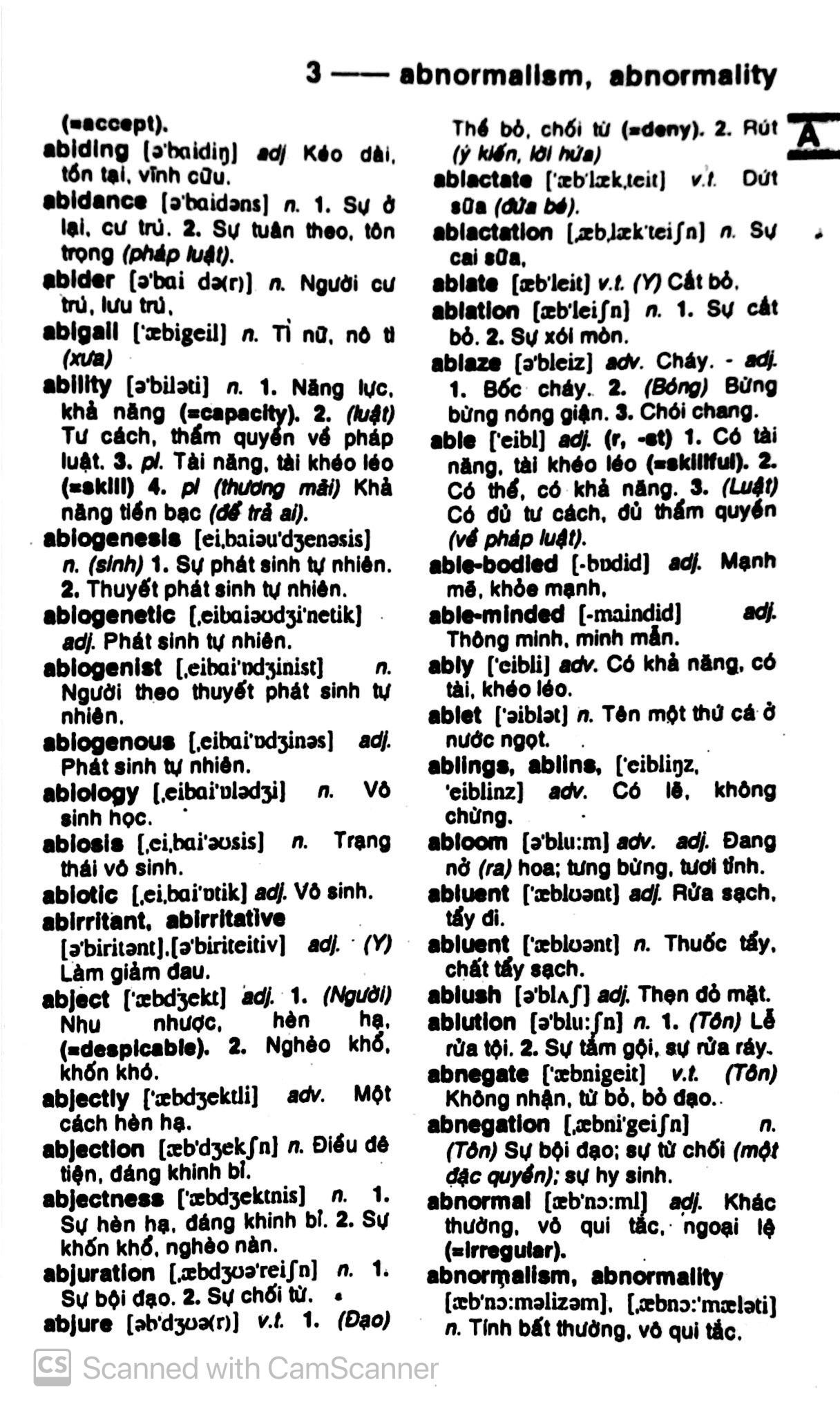 Từ Điển Anh - Việt