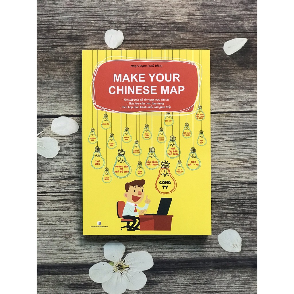 Sách - Combo: Luyện thi HSK cấp tốc tập 3 (tương đương HSK 5+6 kèm CD) +Make your Chinese map bản đồ tư duy từ vựng Tiếng Trung theo chủ đề + DVD tài liệu