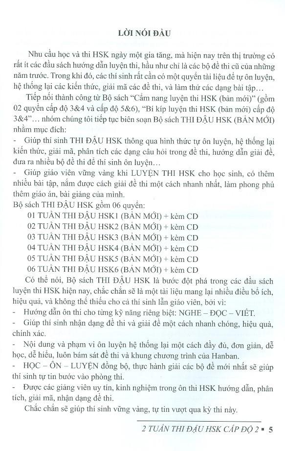 2 Tuần Thi Đậu HSK Cấp Độ 2 (Bản Mới)
