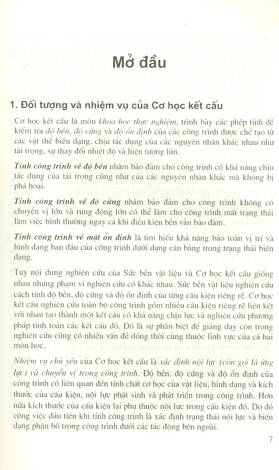 Cơ Học Kết Cấu - Tập 1 - Hệ Tĩnh Định