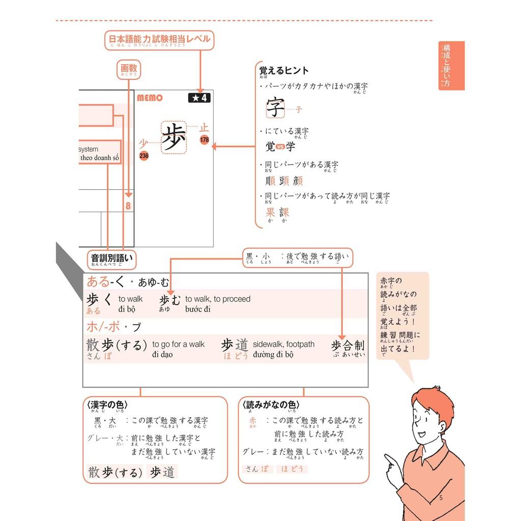 Sách 500 Chữ Kanji Cơ Bản Vol.2 + kèm CD - Bản Quyền