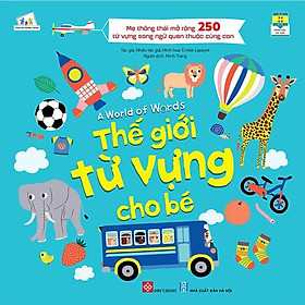 Sách-A world of words - Thế giới từ vựng cho bé nội dung phong phú bao trùm nhiều chủ đề hấp dẫn - Đinh Tị Books