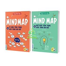 Sách - Combo Mindmap Ngữ pháp và Từ vựng Tiếng Trung theo giáo trình Hán ngữ (MC)