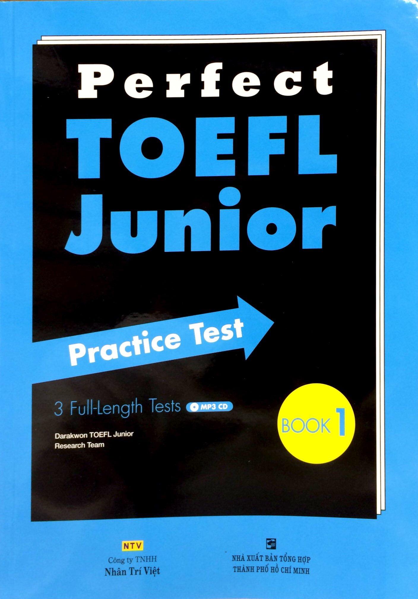 Perfect Toefl Junior Book 1 (Kèm CD)