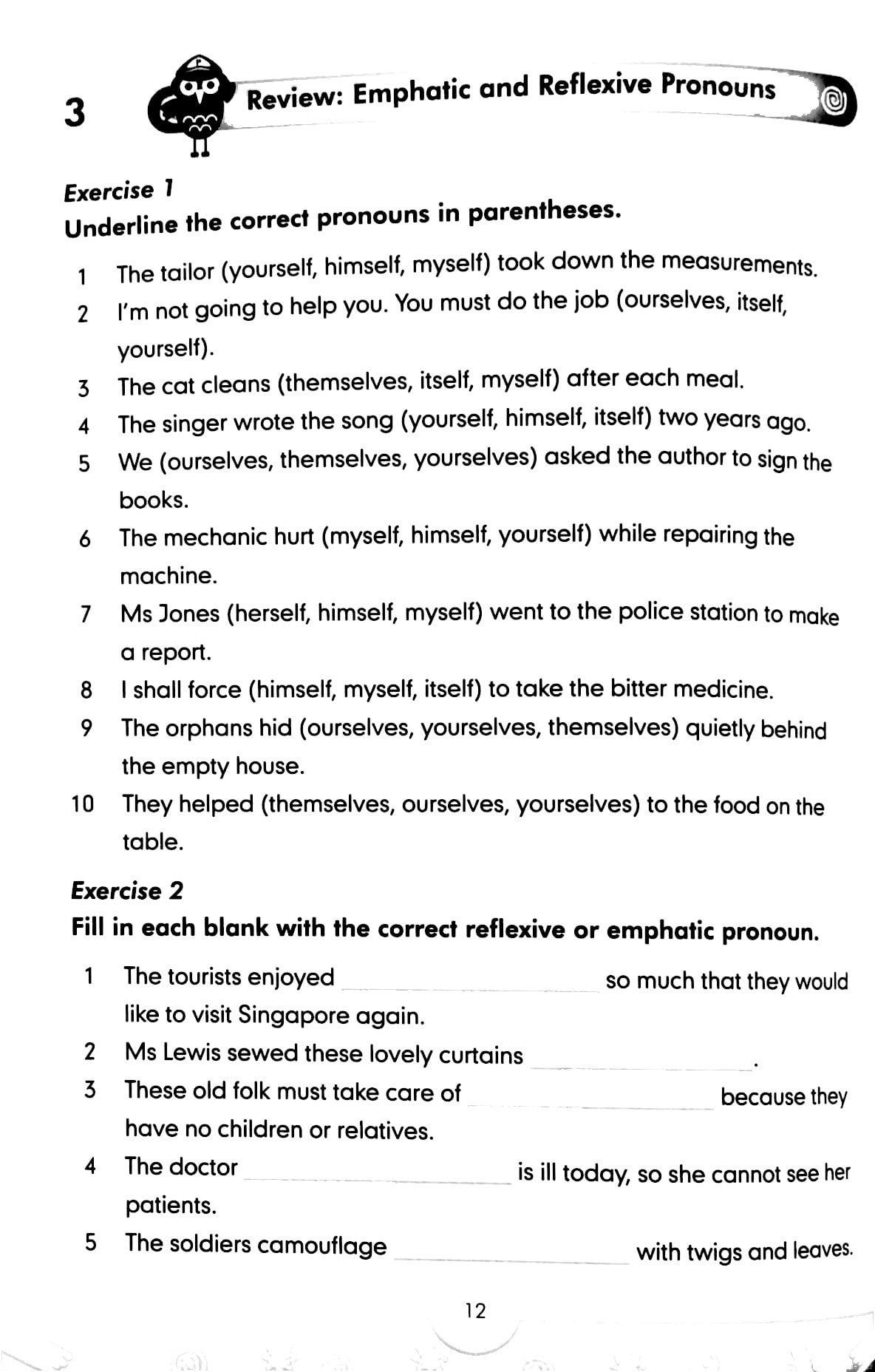 Graded Grammar Exercises 6