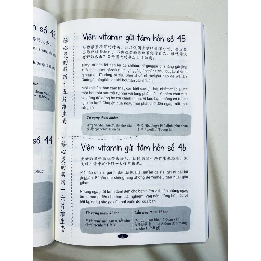 Sách-Combo: 999 bức thư viết cho chính bạn +Ở đây có tặng vitamin tâm hồn song ngữ Việt Trung+DVD tài liệu