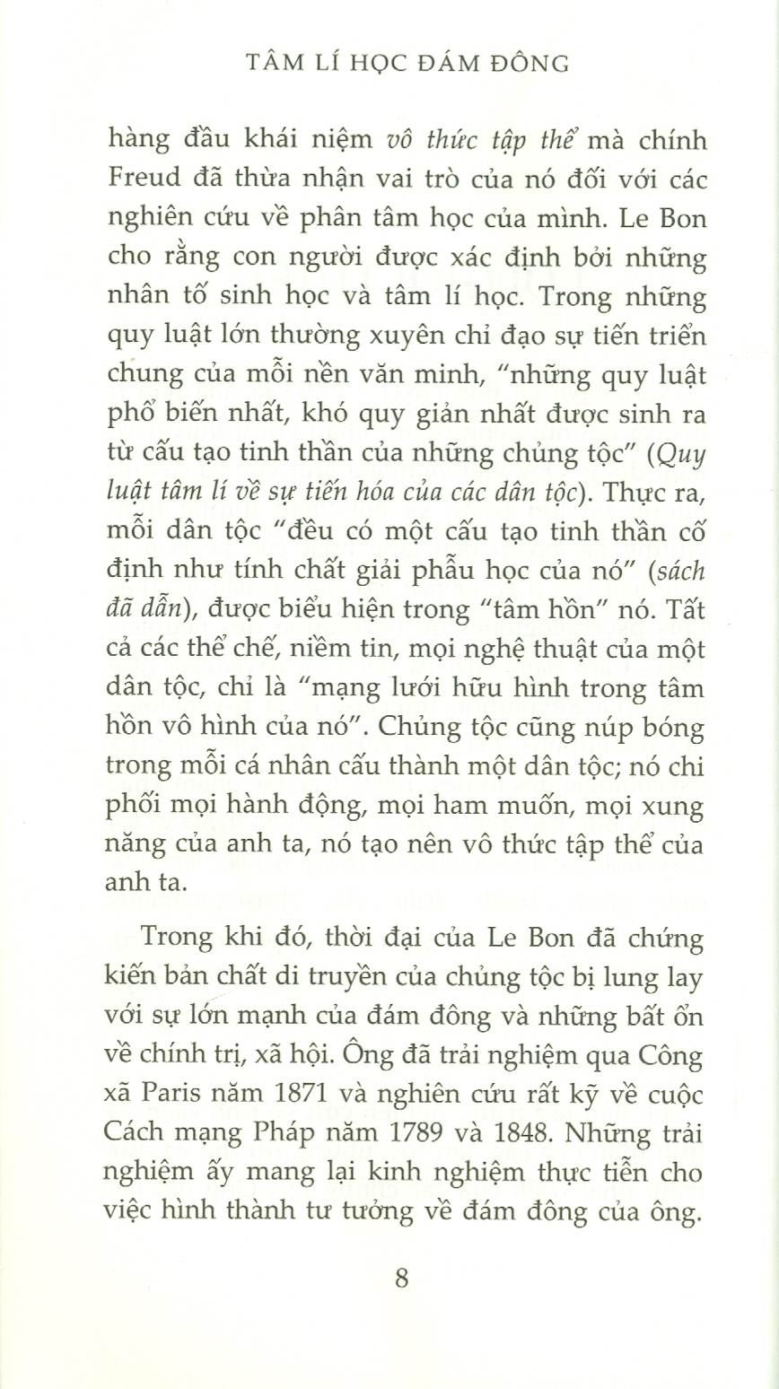 TÂM LÍ HỌC ĐÁM ĐÔNG - Cùng Tâm Lí Đám Đông Và Phân Tích Cái Tôi Của Của S. FREUD (Tái bản lần thứ mười bốn - năm 2022) - Tủ Sách Tinh Hoa