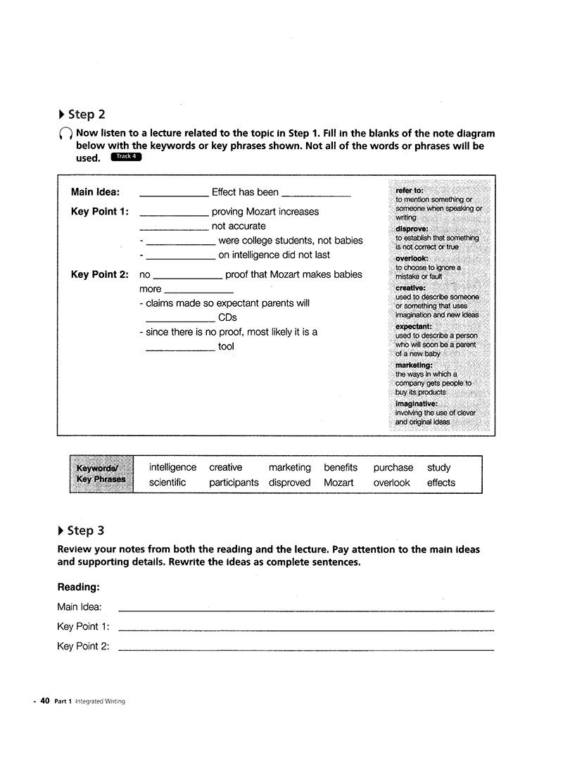 Building Skills For The Toeft IBT Beginning - Writing