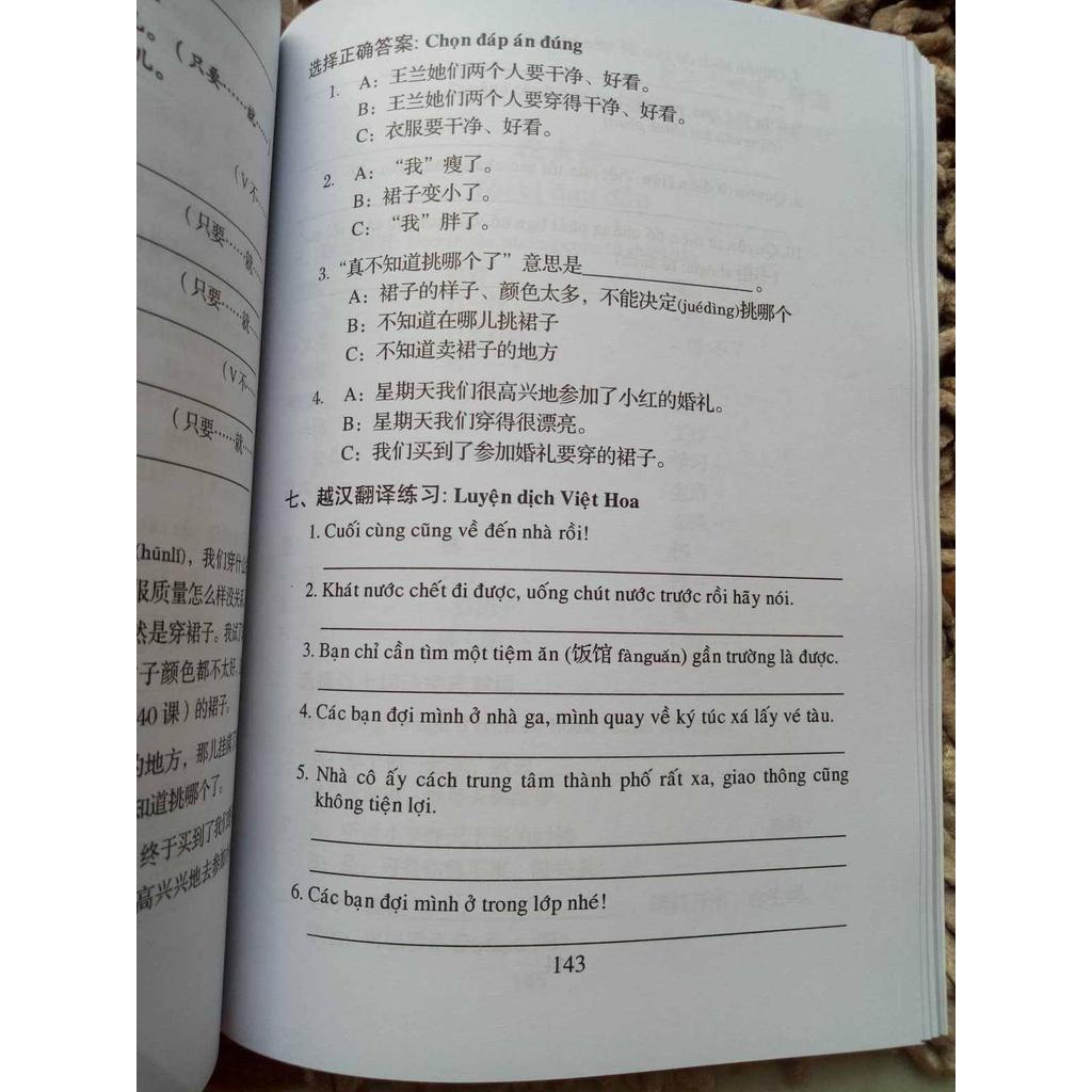 Sách - Combo: 301 Câu Đàm Thoại Tiếng Hoa +Bài tập 301 câu đàm thoại phần căn bản (BẢN MỚI NHẤT - KHỔ LỚN)