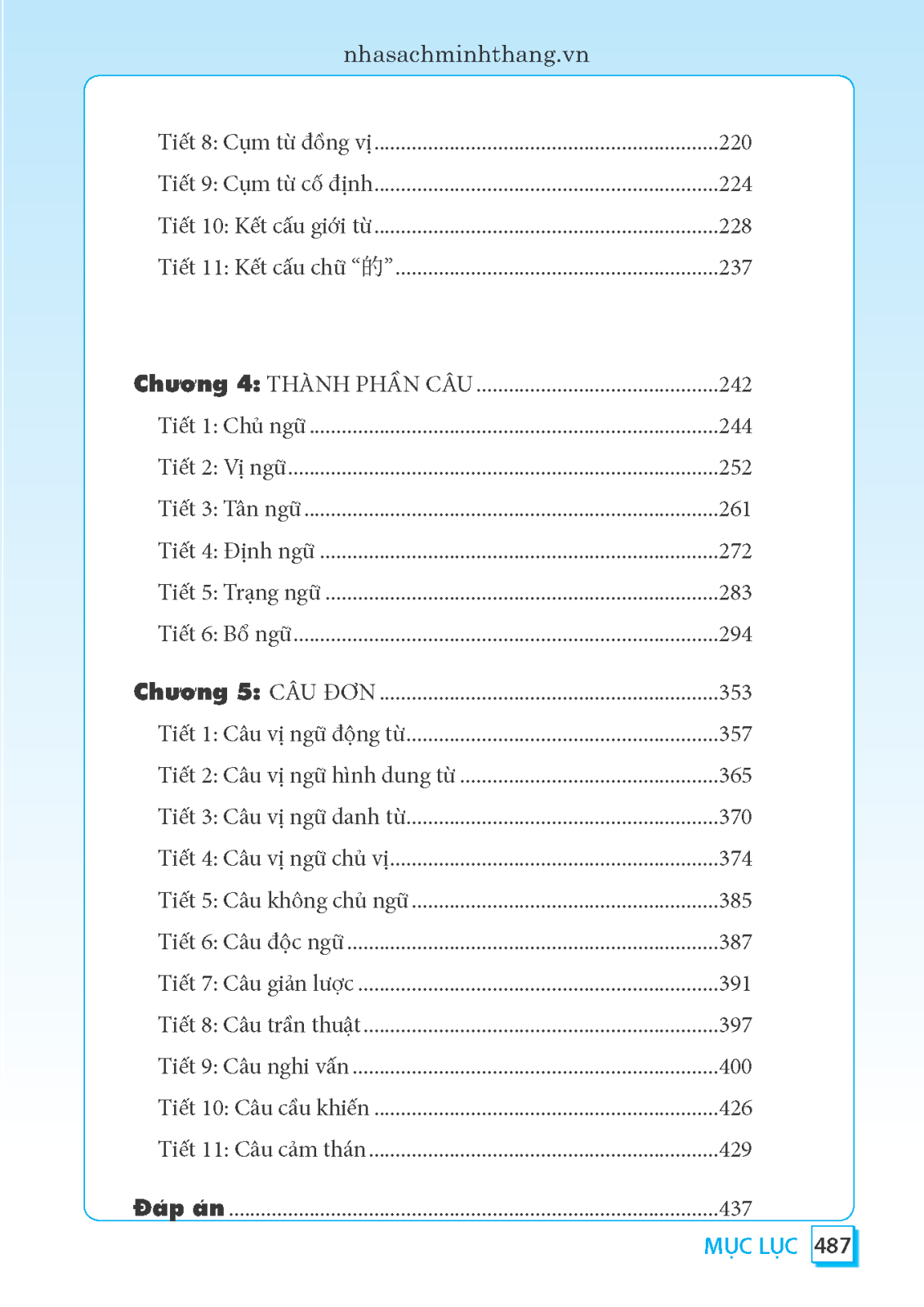 Ngữ Pháp Tiếng Hán Thực Hành - Tập 1 - Trình Độ Sơ Cấp-Trung Cấp (Tái Bản 2023)