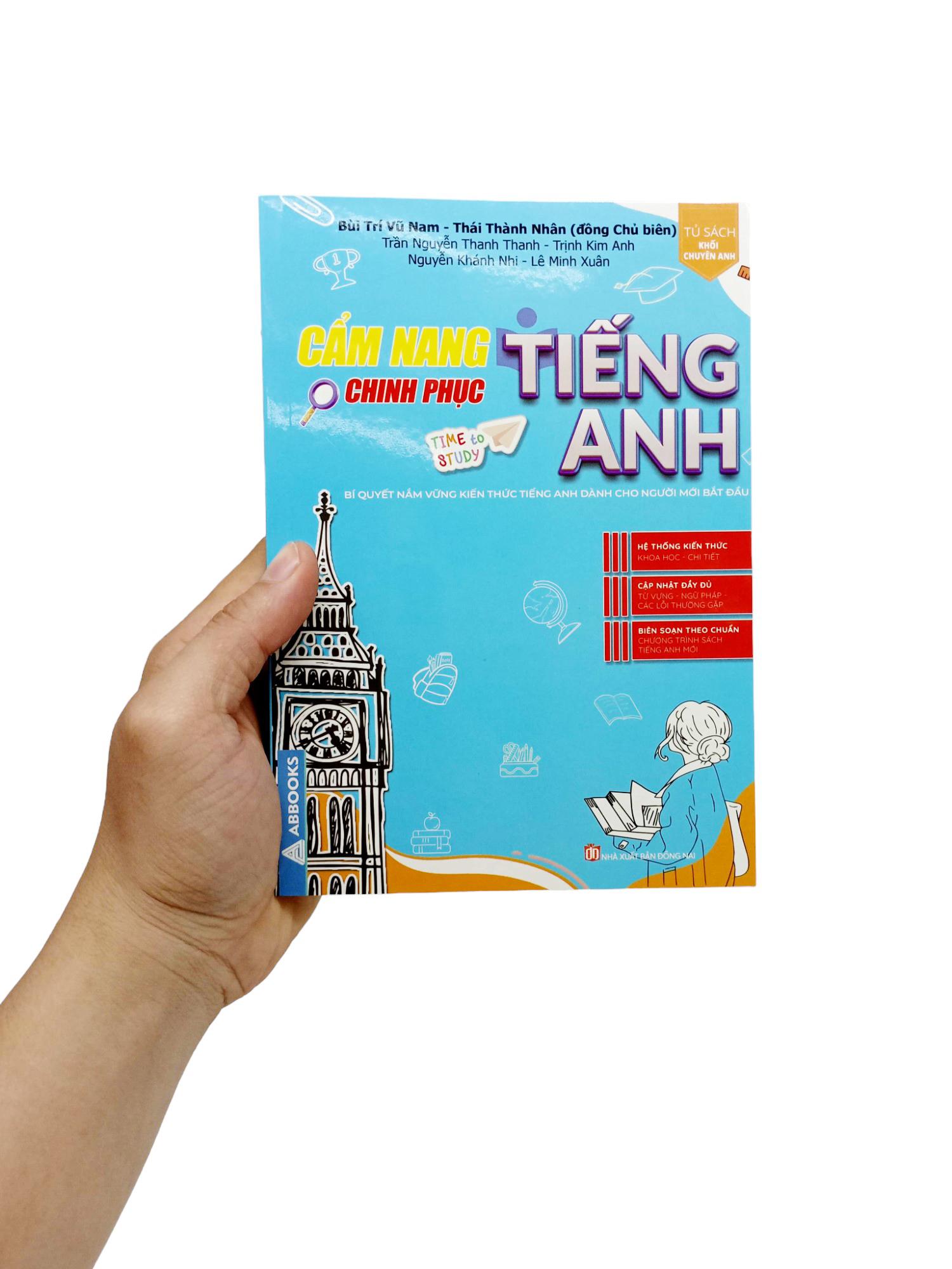 Sách - Cẩm Nang Chinh Phục Tiếng Anh - Bí Quyết Nắm Vững Kiến Thức Tiếng Anh Dành Cho Người Mới Bắt Đầu